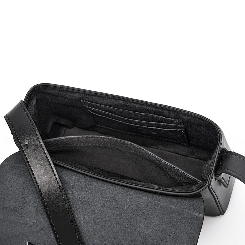 Fashionable Soft Leather Woven Crossbody Bag, Tofu Cowhide Shoulder Bag, Small Square Niche Design Purse