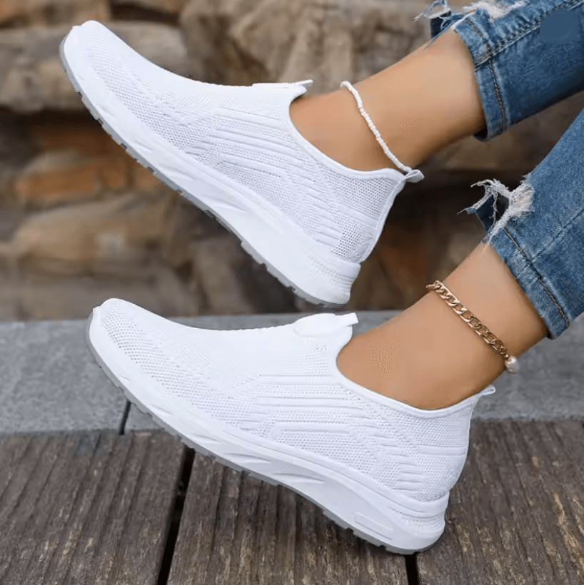Womens Breathable Slip On Sports Loafers Lightweight Barefoot Ballet Flats