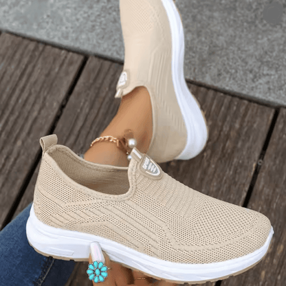 Womens Breathable Slip On Sports Loafers Lightweight Barefoot Ballet Flats 1