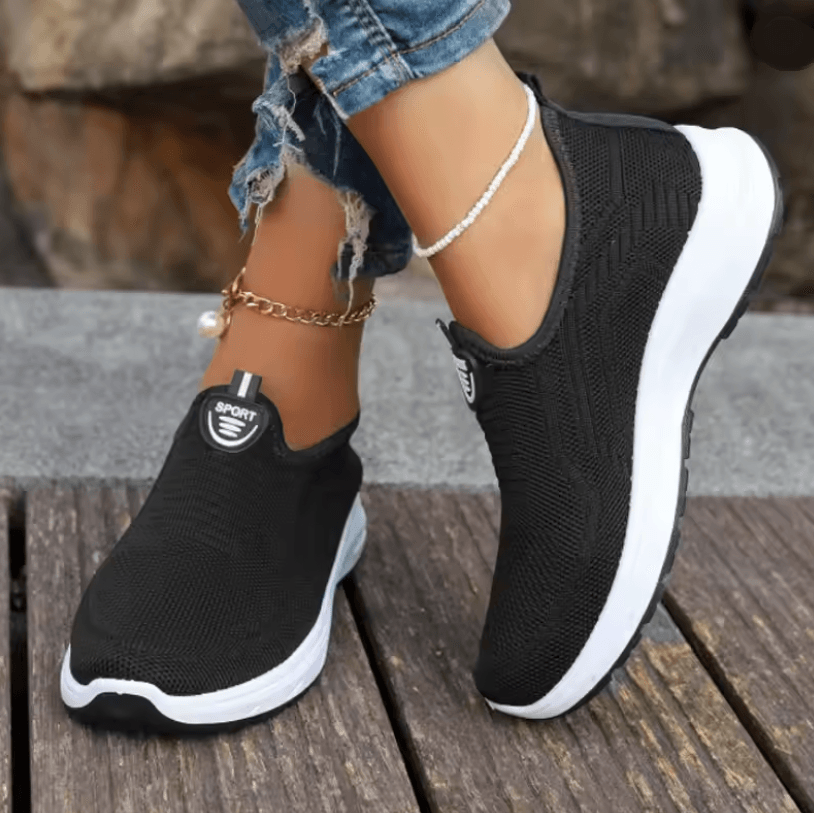 Womens Breathable Slip On Sports Loafers Lightweight Barefoot Ballet Flats 3