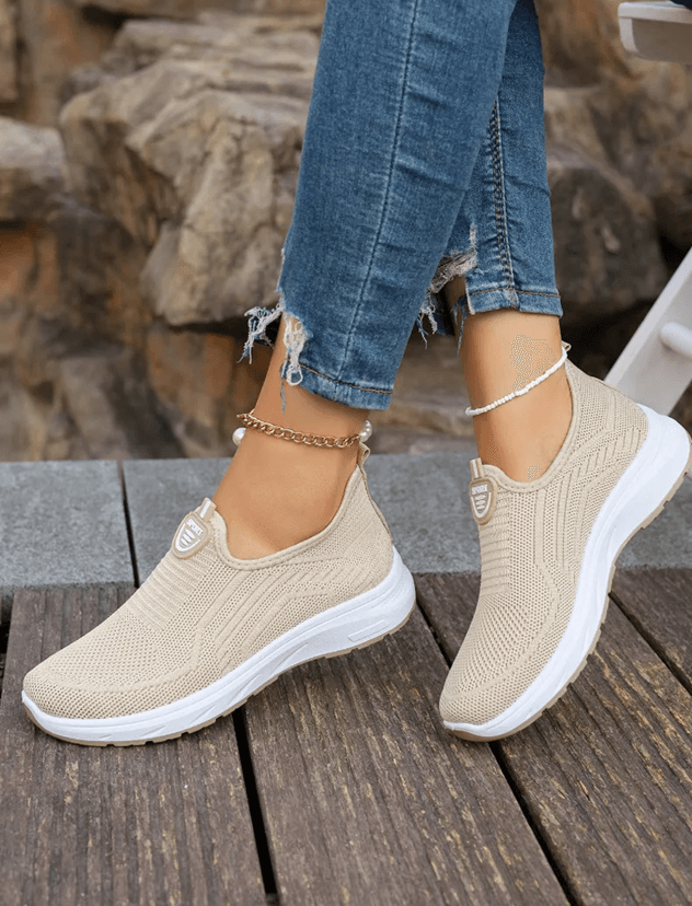 Womens Breathable Slip On Sports Loafers Lightweight Barefoot Ballet Flats 7