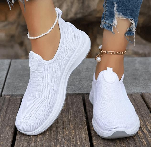 Womens Breathable Slip On Sports Loafers Lightweight Barefoot Ballet Flats 6