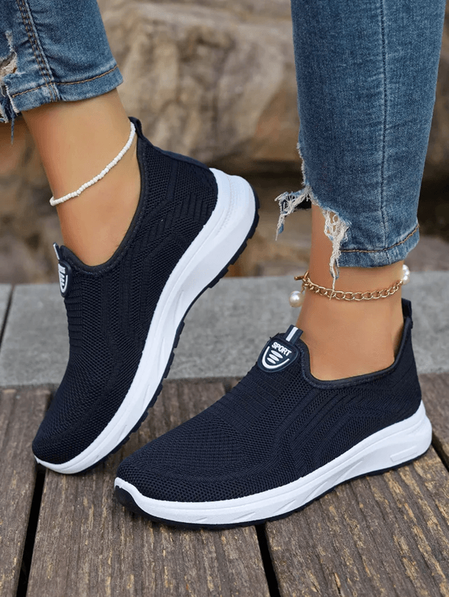 Womens Breathable Slip On Sports Loafers Lightweight Barefoot Ballet Flats 8