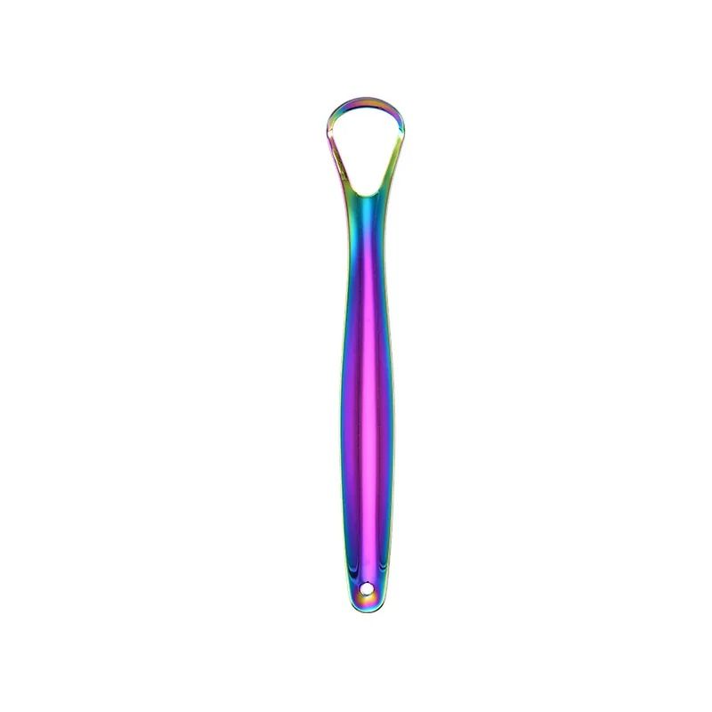 Reusable Stainless Steel Tongue Scraper For Oral Hygiene And Fresh Breath 10