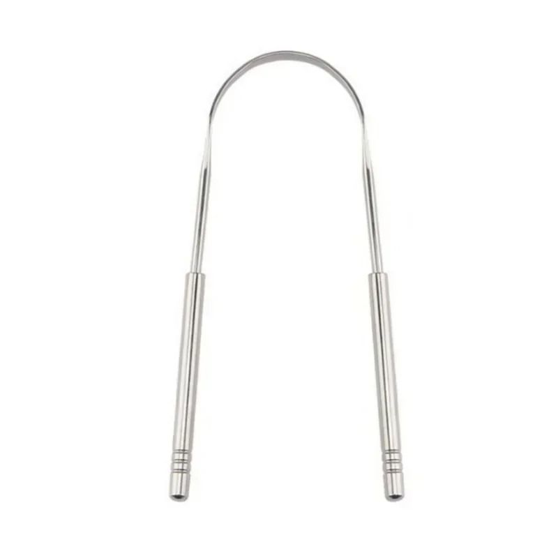 Reusable Stainless Steel Tongue Scraper For Oral Hygiene And Fresh Breath 7