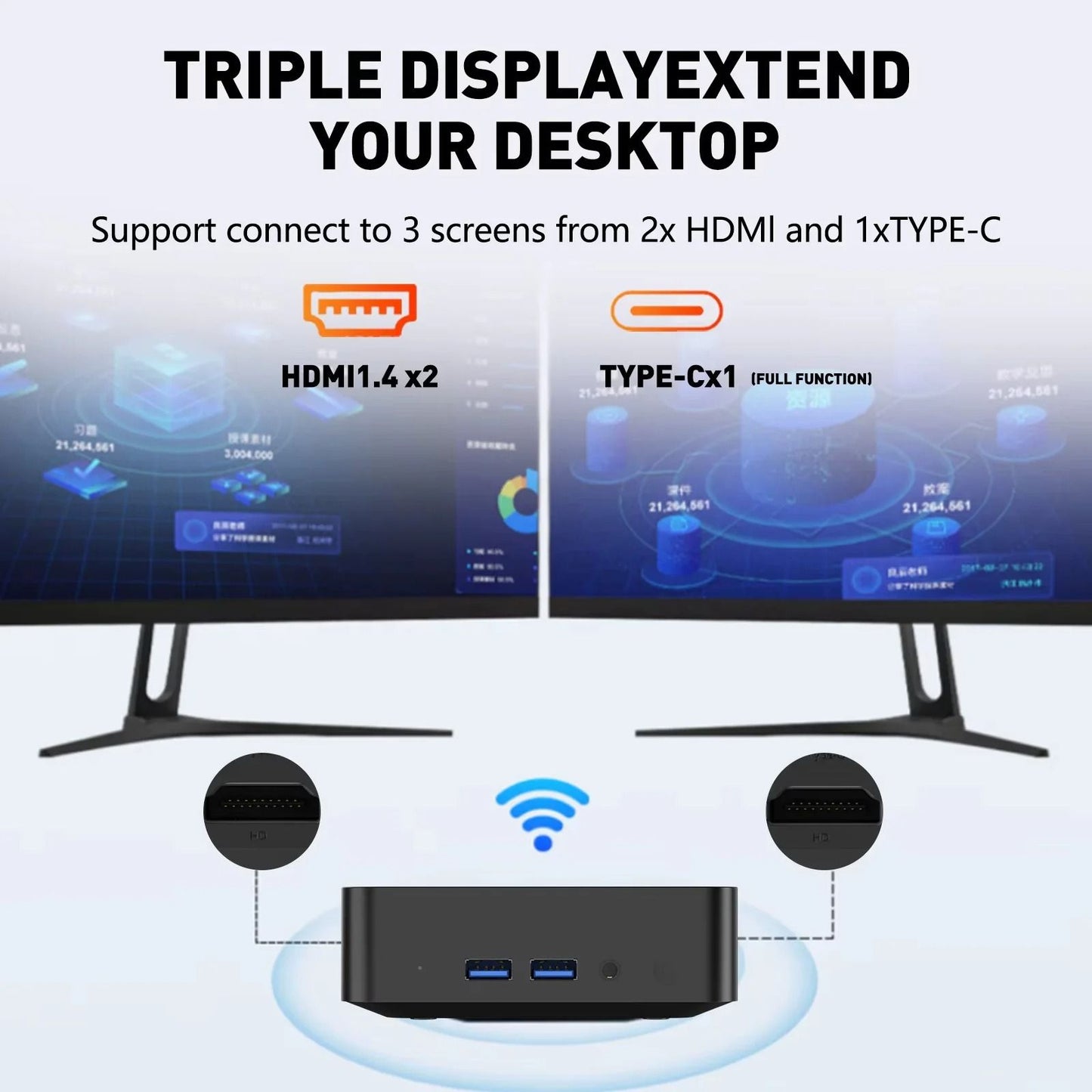 Portable I9 Mini Desktop PC With Windows 11 And HighSpeed SSD Storage 3