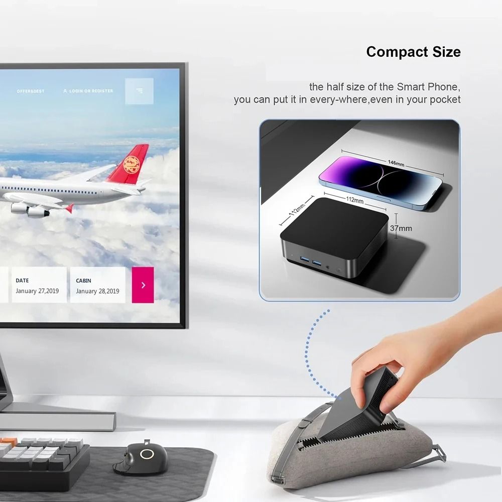 Portable I9 Mini Desktop PC With Windows 11 And HighSpeed SSD Storage 4