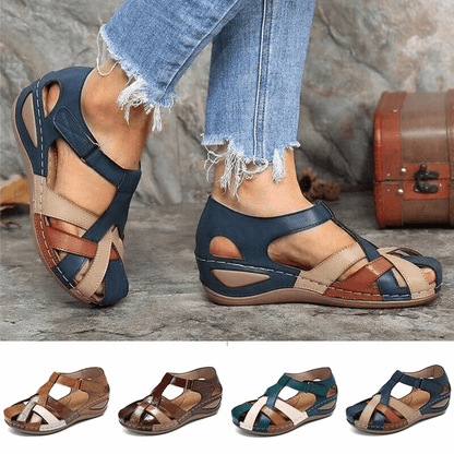 Womens Lightweight Slip On Summer Sandals Breathable Minimalist Flat Beach Shoes