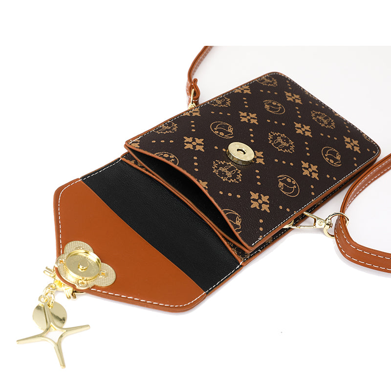 Fashionable Vertical Style Small Bag for Women, Touchscreen Phone Carrying Crossbody, Lightweight Shoulder Purse