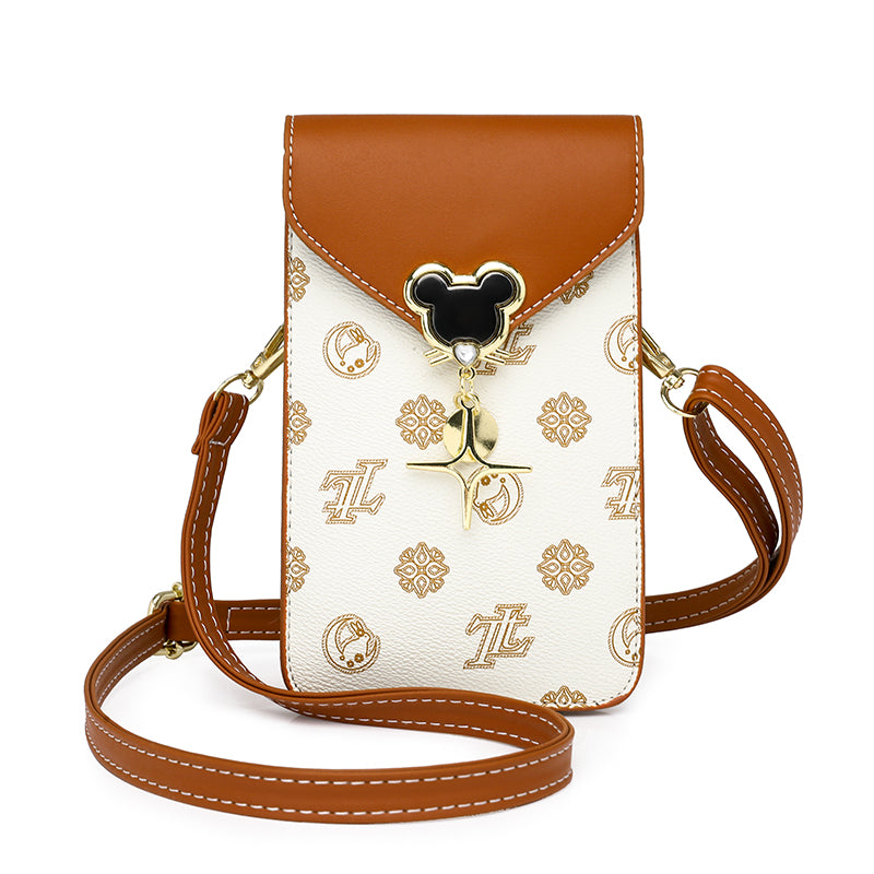 Fashionable Vertical Style Small Bag for Women, Touchscreen Phone Carrying Crossbody, Lightweight Shoulder Purse