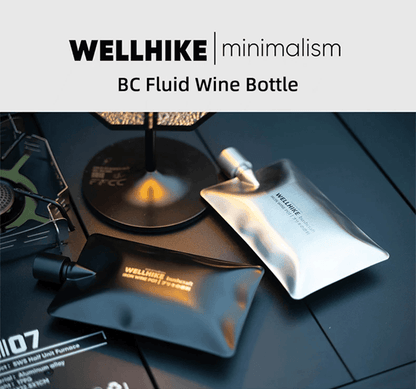 WELLHIKE Stainless Steel 150ml Travel Hip Flask Portable Wine Bottle