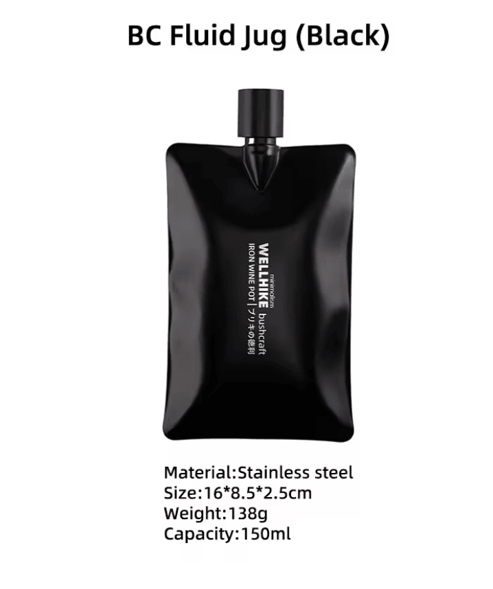 WELLHIKE Stainless Steel 150ml Travel Hip Flask Portable Wine Bottle 4