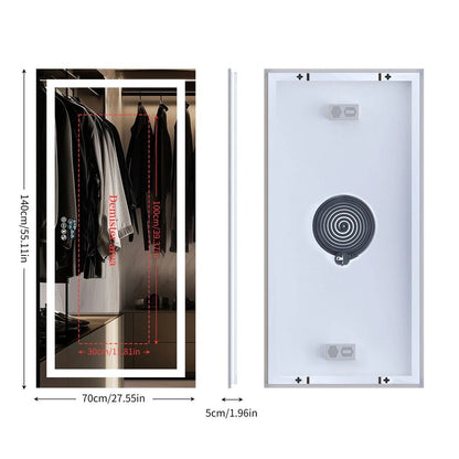 Smart LED Bathroom Mirror With Bluetooth And Anti Fog Display 10