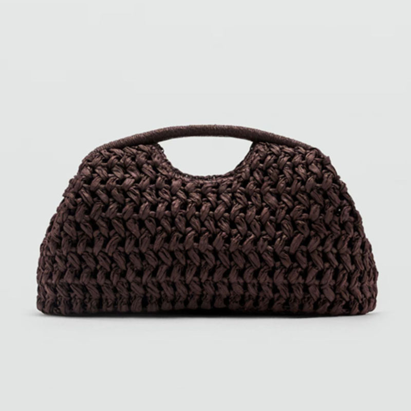 Women Straw Woven Handbag, Summer New Bag, Fashionable Raffia Clutch Purse for Beach, Vacation, Travel or Elegant