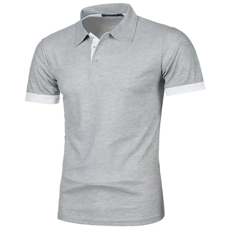 Lightweight Short Sleeve Polo Shirt For Men With Lapel Collar 15