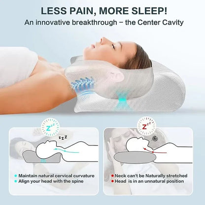 Orthopedic Memory Foam Cervical Pillow For Neck Pain Relief 1