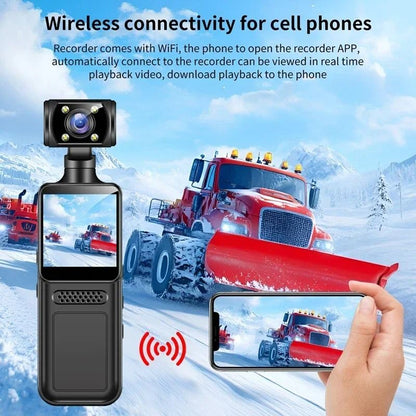 8K HD Pocket Camera With 180 Degree Rotating Lens And Night Vision 3