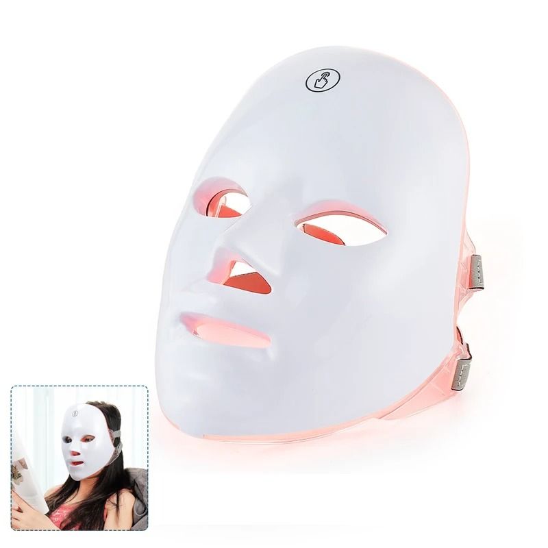 7 Color Wireless LED Face and Neck Mask for Skin Rejuvenation and Firming