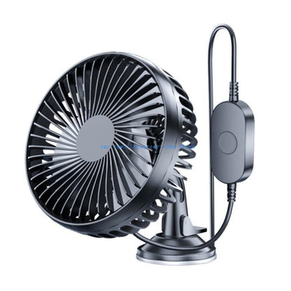 Powerful 3 Speed RXJE USB Fan, Rechargeable Portable Clip on Fan, Vehicle Cooling Fan for Car Truck SUV Tent RV