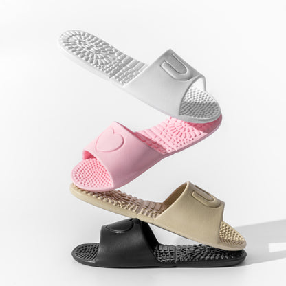 Unisex Quick-Drying Slippers, Foldable & Portable Non-Slip Sandals for Travel, Hotel, Home Bathing, and Indoor Comfort