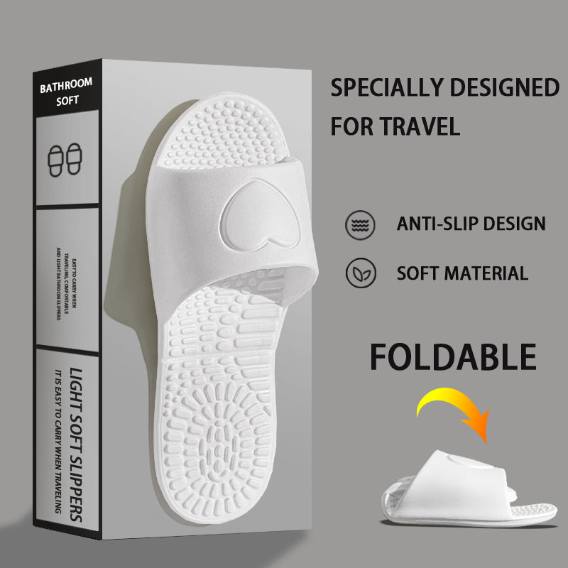Unisex QuickDrying Slippers Foldable  Portable NonSlip Sandals For Travel Hotel Home Bathing And In 5