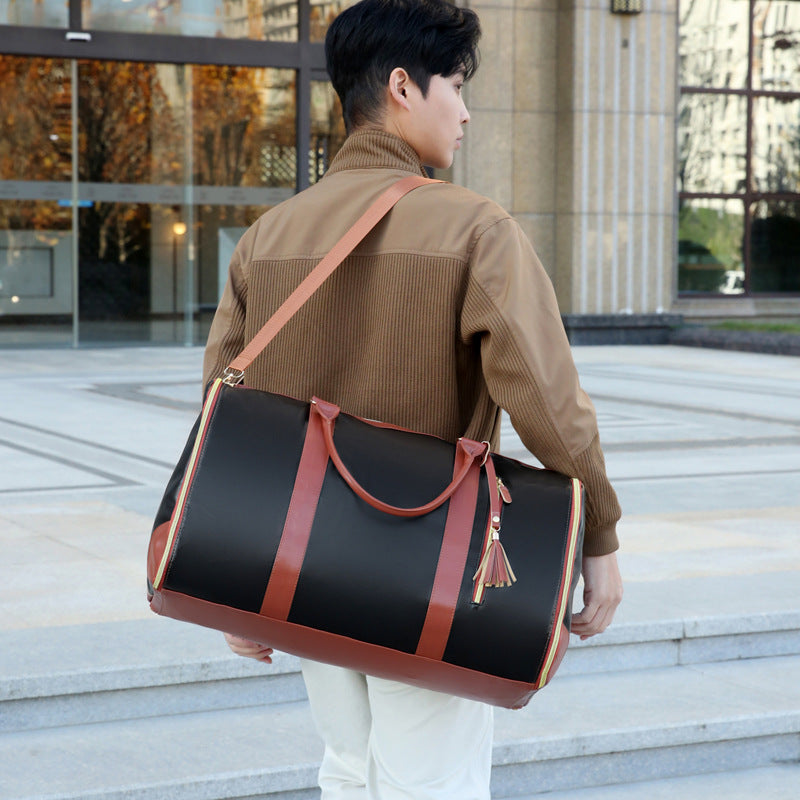 Unisex Sports and Fitness Bag Folding Suit Travel Bag Large Capacity Multi Functional Travel Luggage Duffel Bag