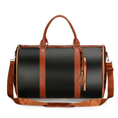 Unisex Sports and Fitness Bag Folding Suit Travel Bag Large Capacity Multi Functional Travel Luggage Duffel Bag