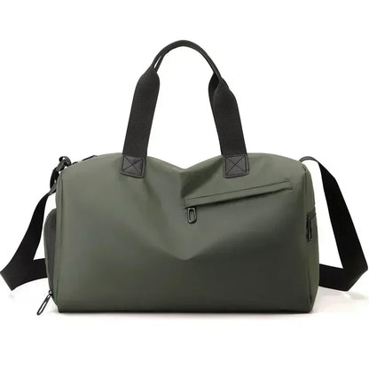 Large Capacity Oxford Zipper Travel Bags, Waterproof Sports Duffel, Thick Fabric Fitness Luggage for Gym or Trips