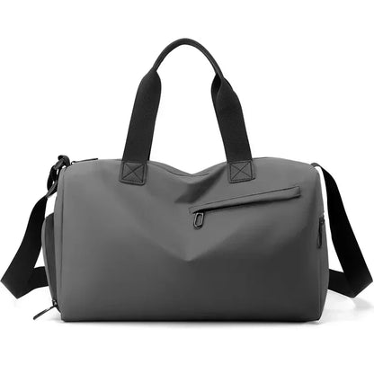 Large Capacity Oxford Zipper Travel Bags, Waterproof Sports Duffel, Thick Fabric Fitness Luggage for Gym or Trips