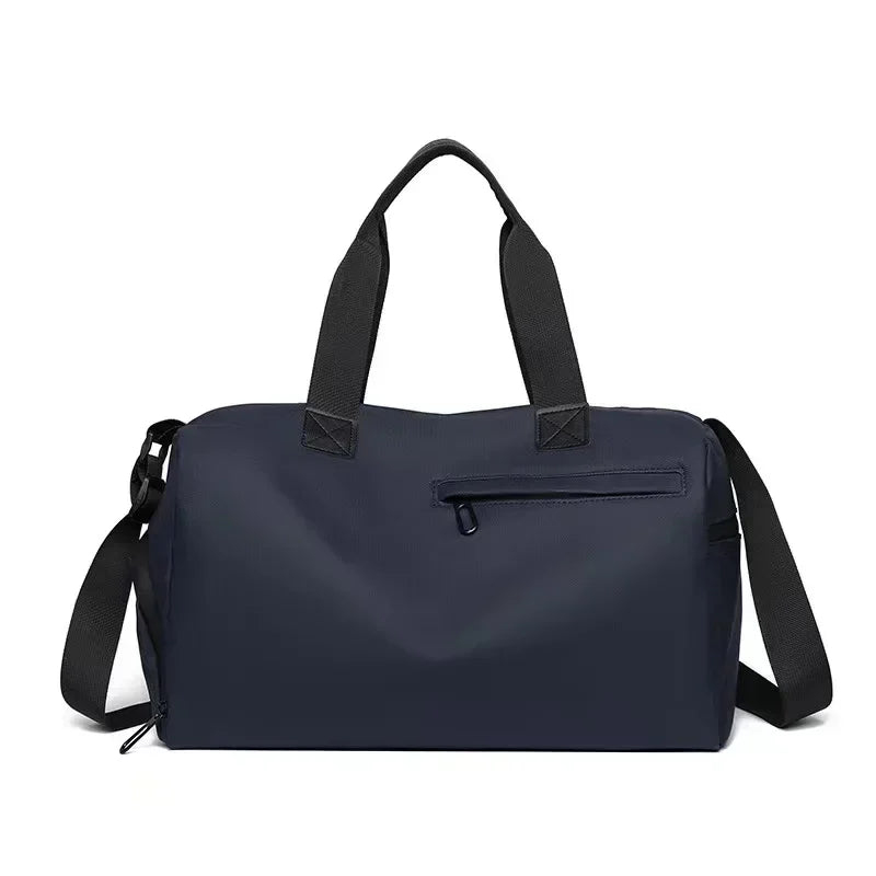 Large Capacity Oxford Zipper Travel Bags, Waterproof Sports Duffel, Thick Fabric Fitness Luggage for Gym or Trips