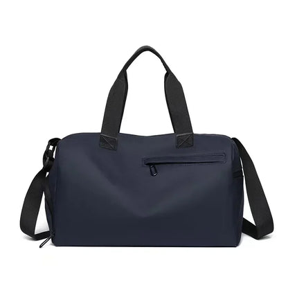 Large Capacity Oxford Zipper Travel Bags, Waterproof Sports Duffel, Thick Fabric Fitness Luggage for Gym or Trips