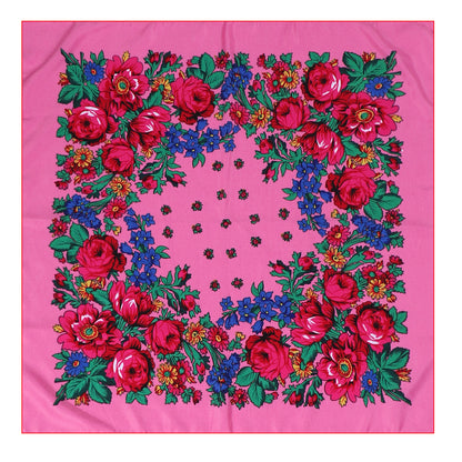 French Pastoral Style Sub-Headscarf, Womens Fashion Triangle Scarf for Spring, Summer, Decorative Tied Hair Headband