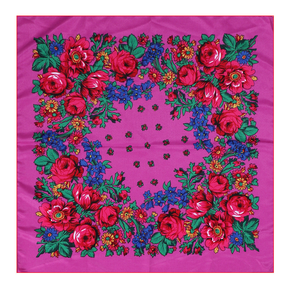 French Pastoral Style Sub-Headscarf, Womens Fashion Triangle Scarf for Spring, Summer, Decorative Tied Hair Headband