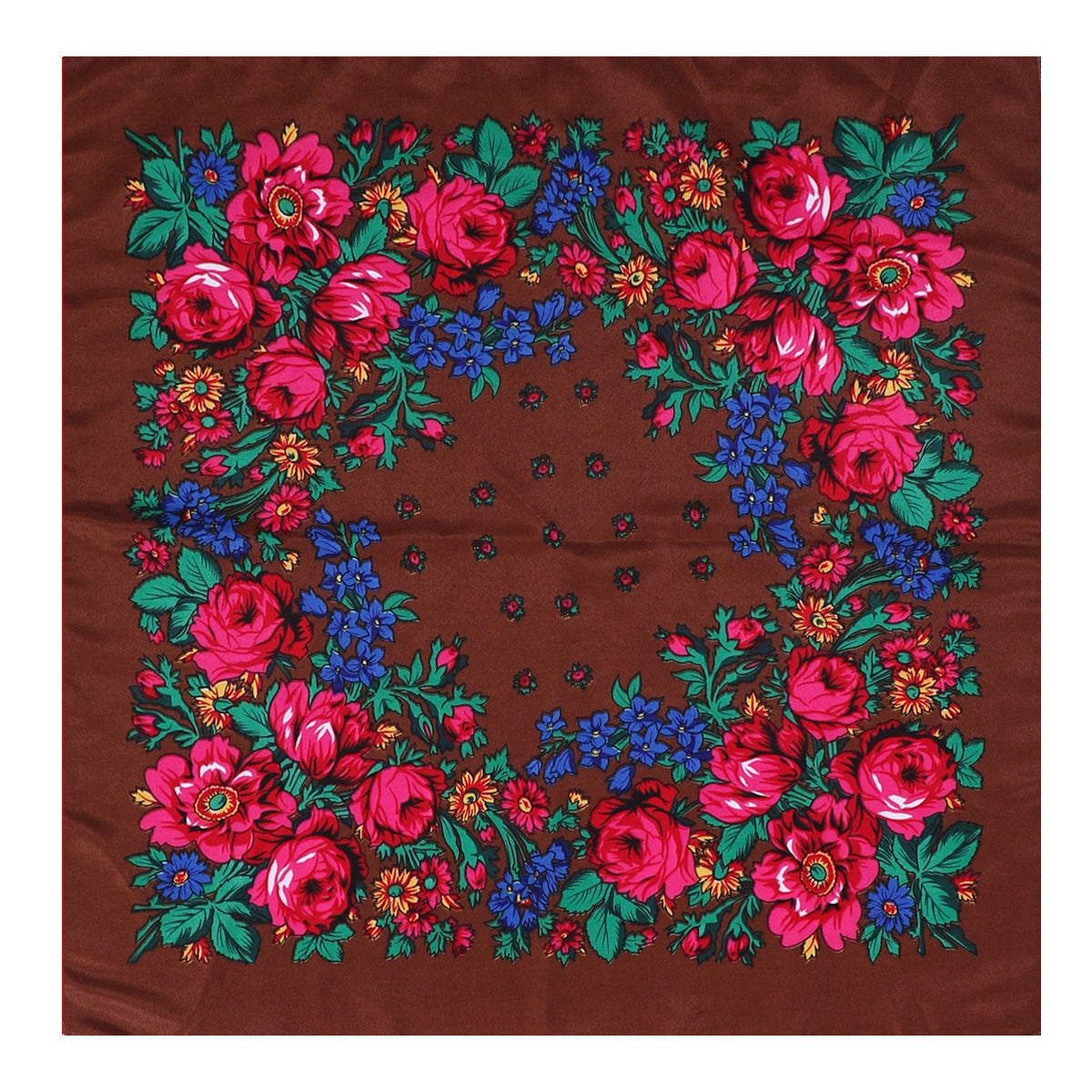 French Pastoral Style Sub-Headscarf, Womens Fashion Triangle Scarf for Spring, Summer, Decorative Tied Hair Headband