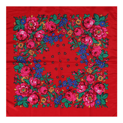 French Pastoral Style Sub-Headscarf, Womens Fashion Triangle Scarf for Spring, Summer, Decorative Tied Hair Headband