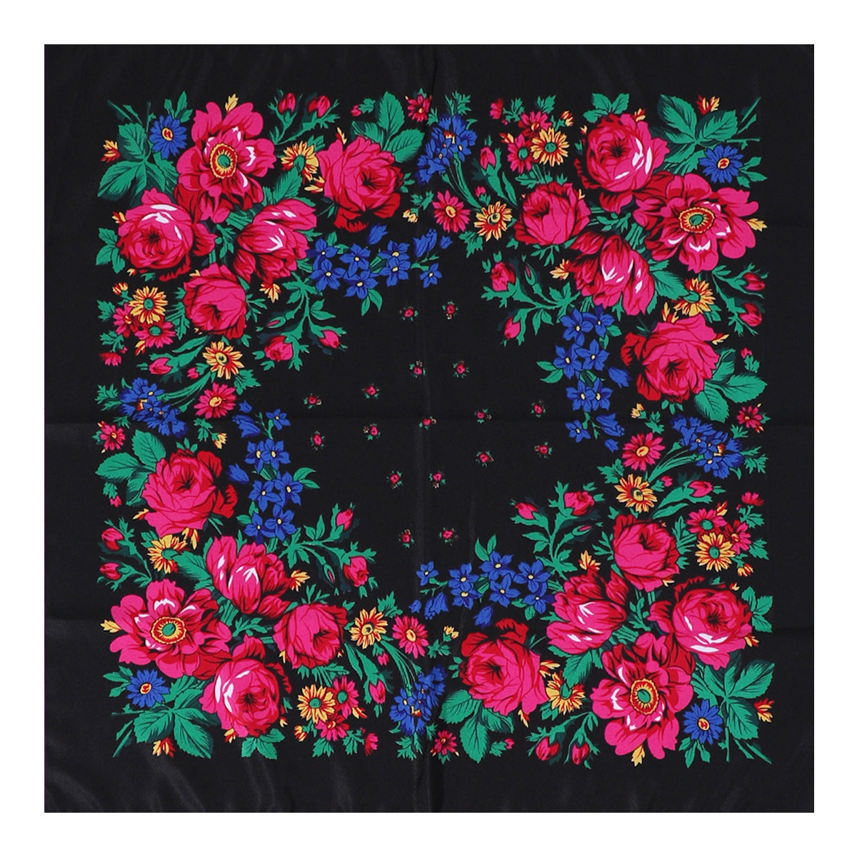 French Pastoral Style Sub-Headscarf, Womens Fashion Triangle Scarf for Spring, Summer, Decorative Tied Hair Headband