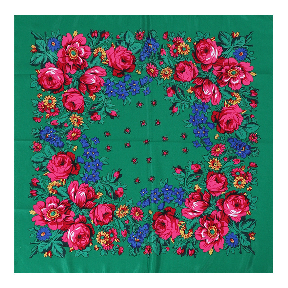 French Pastoral Style Sub-Headscarf, Womens Fashion Triangle Scarf for Spring, Summer, Decorative Tied Hair Headband