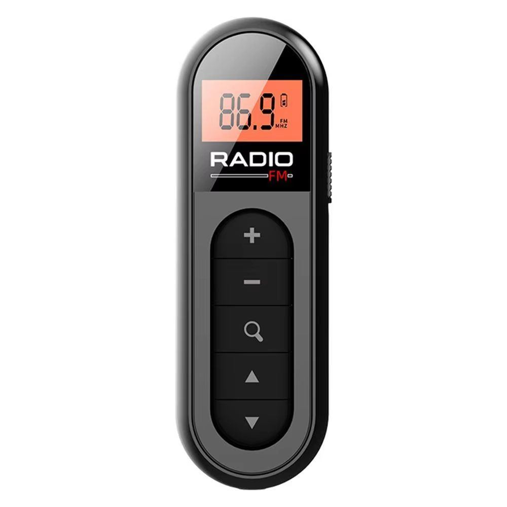 Mini Rechargeable FM Radio With LCD Display  PocketSized Portable Radio With 35mm Headphone Jack 1