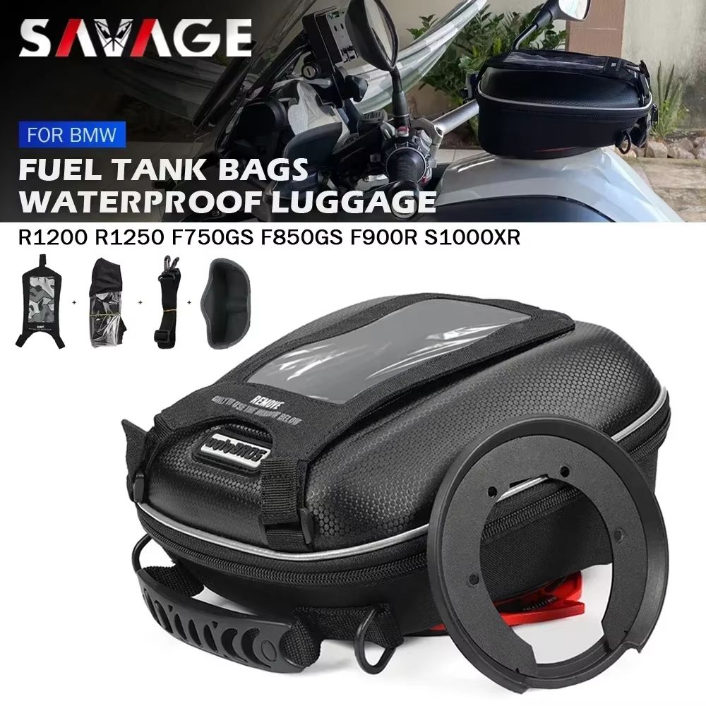 BMW Style Tanklock Racing Tank Bag Waterproof Motorcycle Tank Bag for GS R1250GS S1000XR