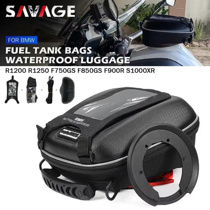 BMW Style Tanklock Racing Tank Bag Waterproof Motorcycle Tank Bag for GS R1250GS S1000XR