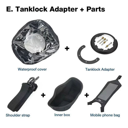 BMW Style Tanklock Racing Tank Bag Waterproof Motorcycle Tank Bag For GS R1250GS S1000XR 10