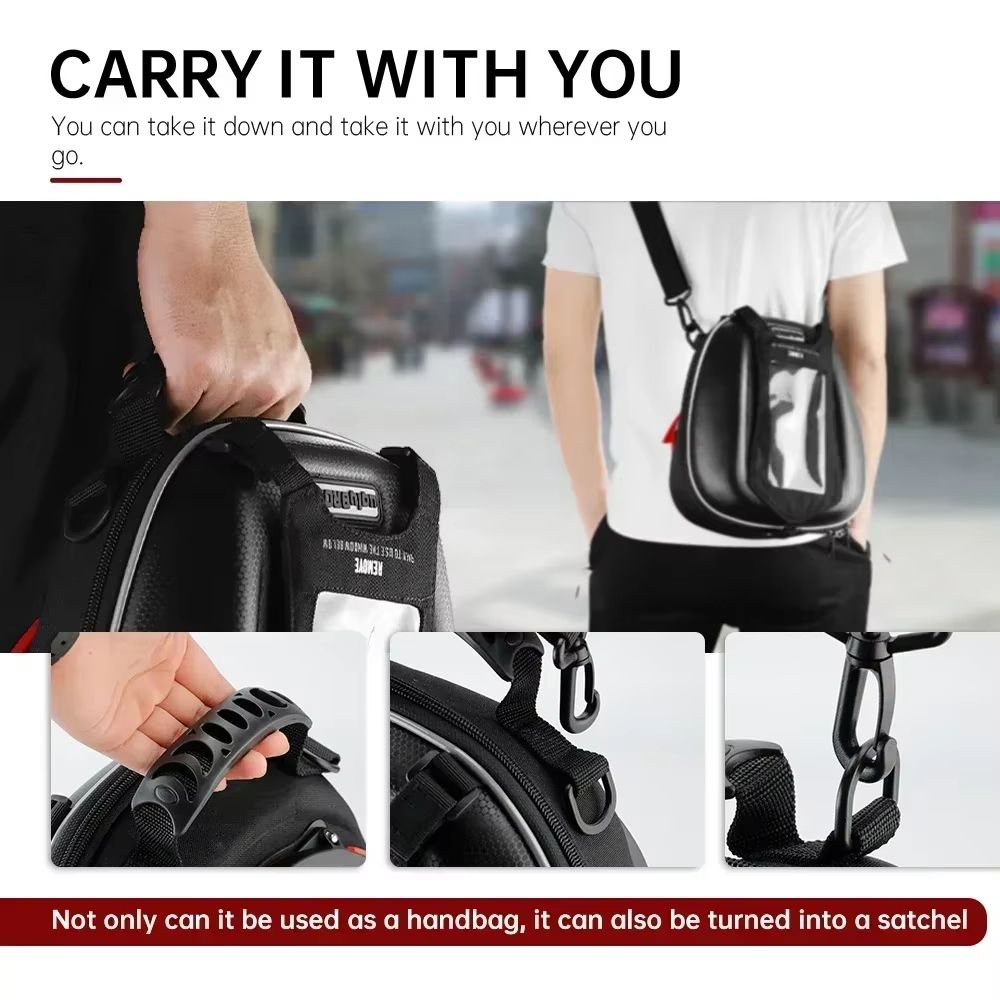 BMW Style Tanklock Racing Tank Bag Waterproof Motorcycle Tank Bag For GS R1250GS S1000XR 4
