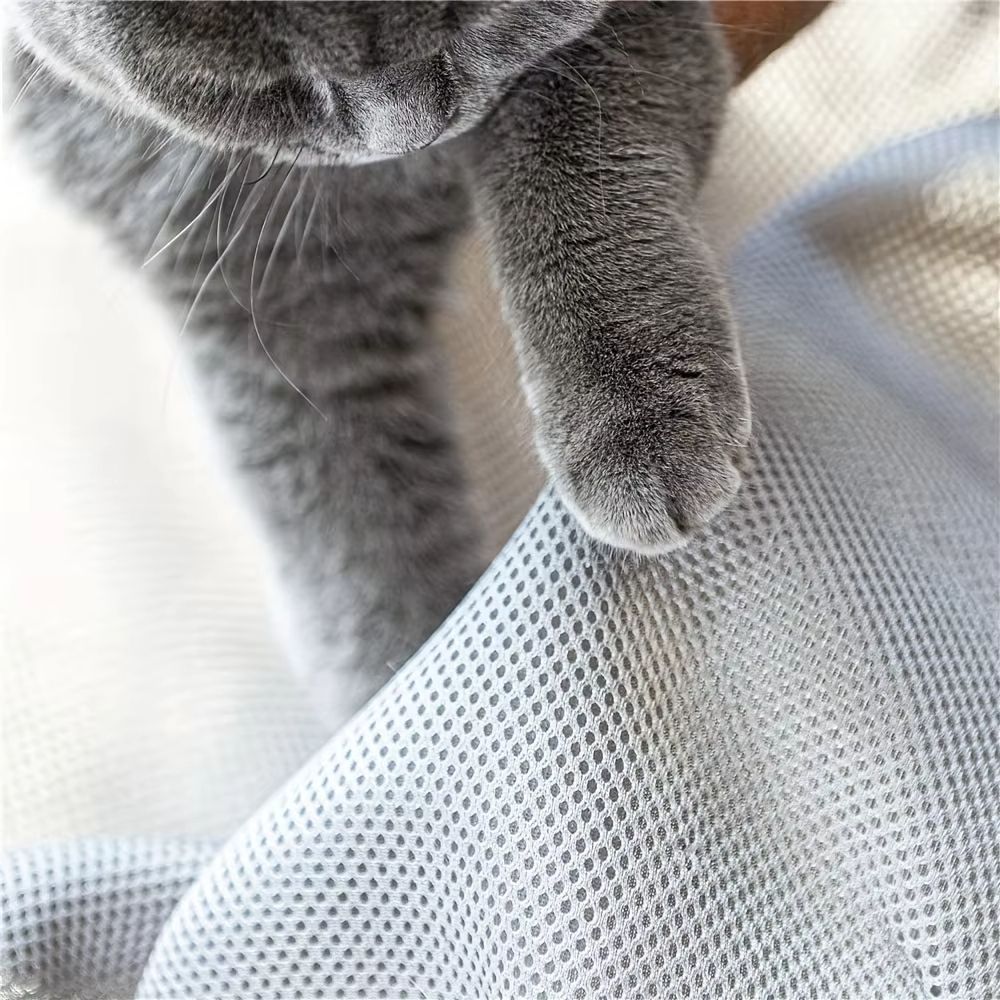 Breathable Cooling Cat Hammock Bed  Elevated Pet Sofa For Comfortable Summer Lounging 5