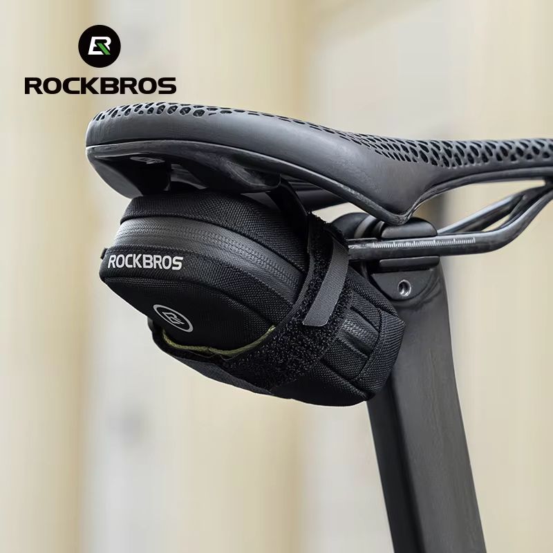 ROCKBROS Mini Bicycle Tail Bag – Lightweight Under Seat Bike Storage for Tools & Essentials