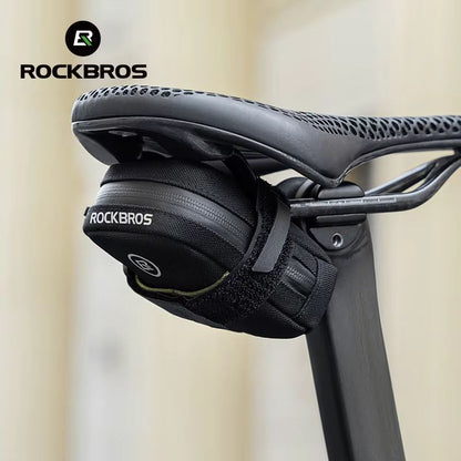 ROCKBROS Mini Bicycle Tail Bag – Lightweight Under Seat Bike Storage for Tools & Essentials