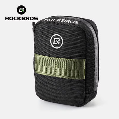 ROCKBROS Mini Bicycle Tail Bag  Lightweight Under Seat Bike Storage For Tools  Essentials 5