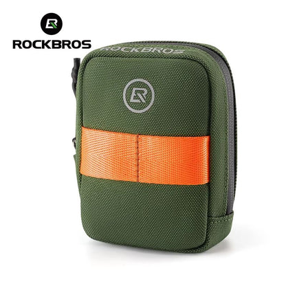ROCKBROS Mini Bicycle Tail Bag  Lightweight Under Seat Bike Storage For Tools  Essentials 8
