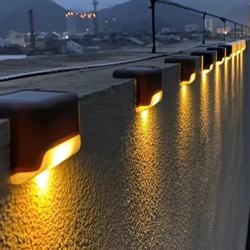 Solar LED Deck Lights  Waterproof Outdoor Fence  Step Lamps For Garden Patio And Pathways 4812 Pack 5