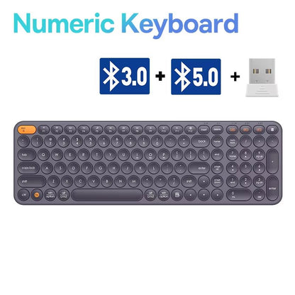 Baseus K01 Slim Wireless Bluetooth Keyboard  84Key Silent MultiDevice Keyboard For MacBook IPad PC  6