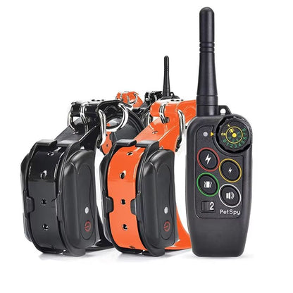 Waterproof Electric Dog Training Collar  1000m Remote Control With Shock Vibration  Beep For All Do 9